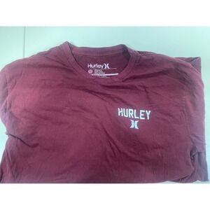 hurley long‎ sleeve shirt size large